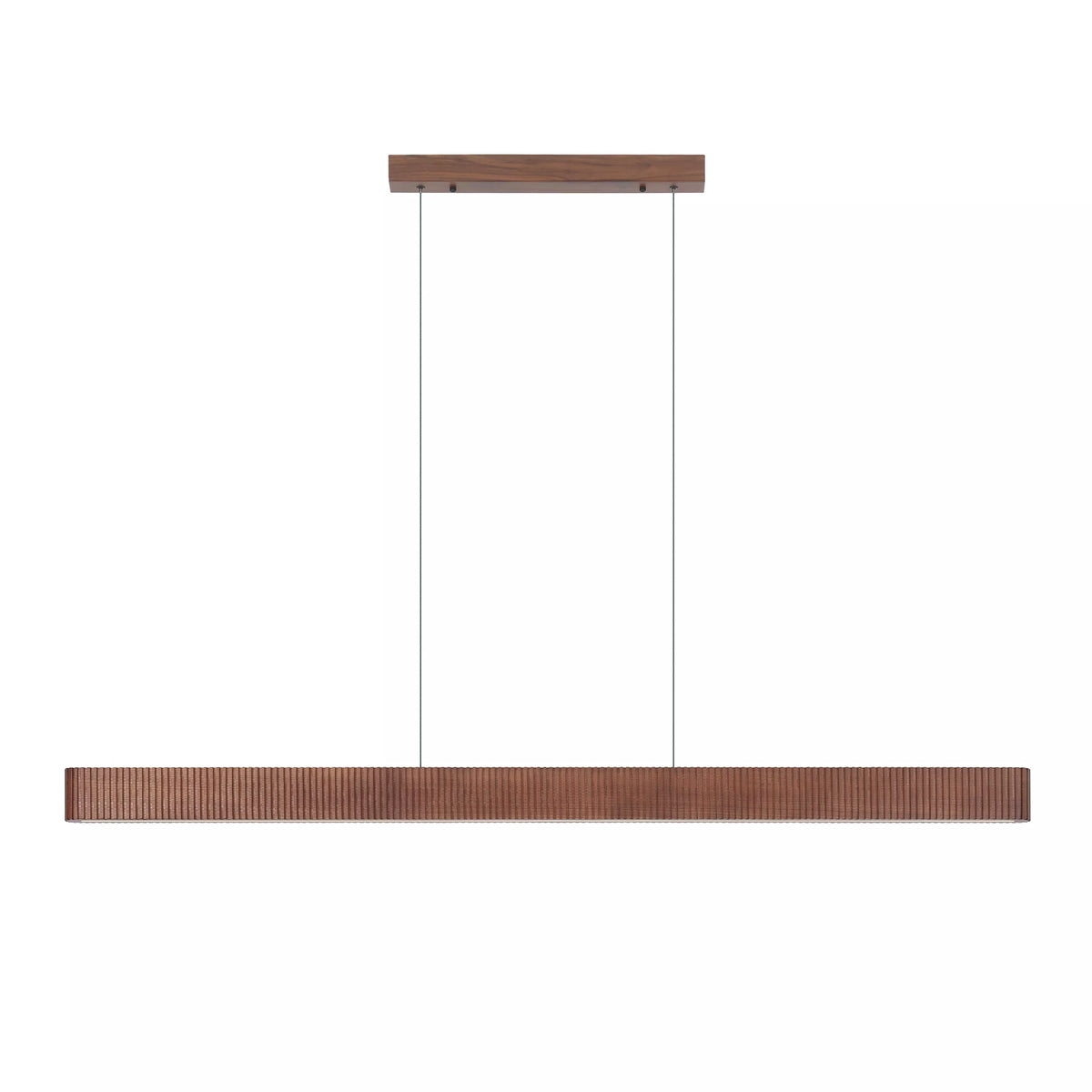 BANNISTER - Pendant light - LED Dim. - CCT - 1x30W 2200K/3000K - Dark Wood look - Vibes - LUCIDE