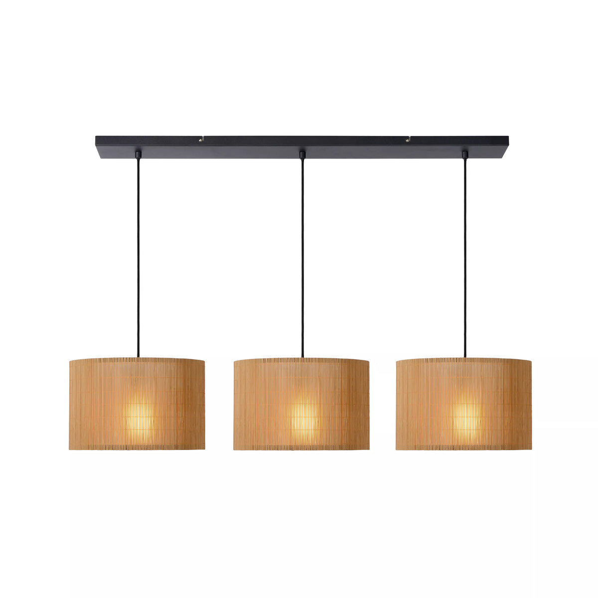 MAGIUS - Pendant light - 3xE27 - Natural - LUCIDE