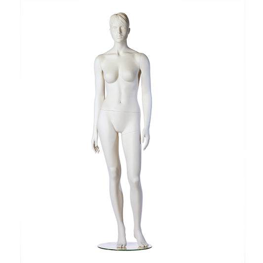 Stylised female mannequin from Hindsgaul in a standing pose.
