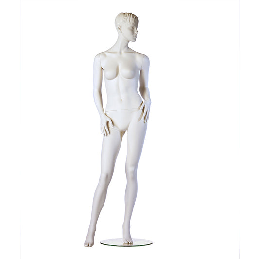 Stylised female mannequin from Hindsgaul in a standing pose.
