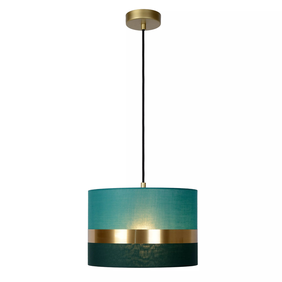 EXTRAVAGANZA TUSSE - Pendant light - Ø 30 cm - 1xE27 - Green - LUCIDE