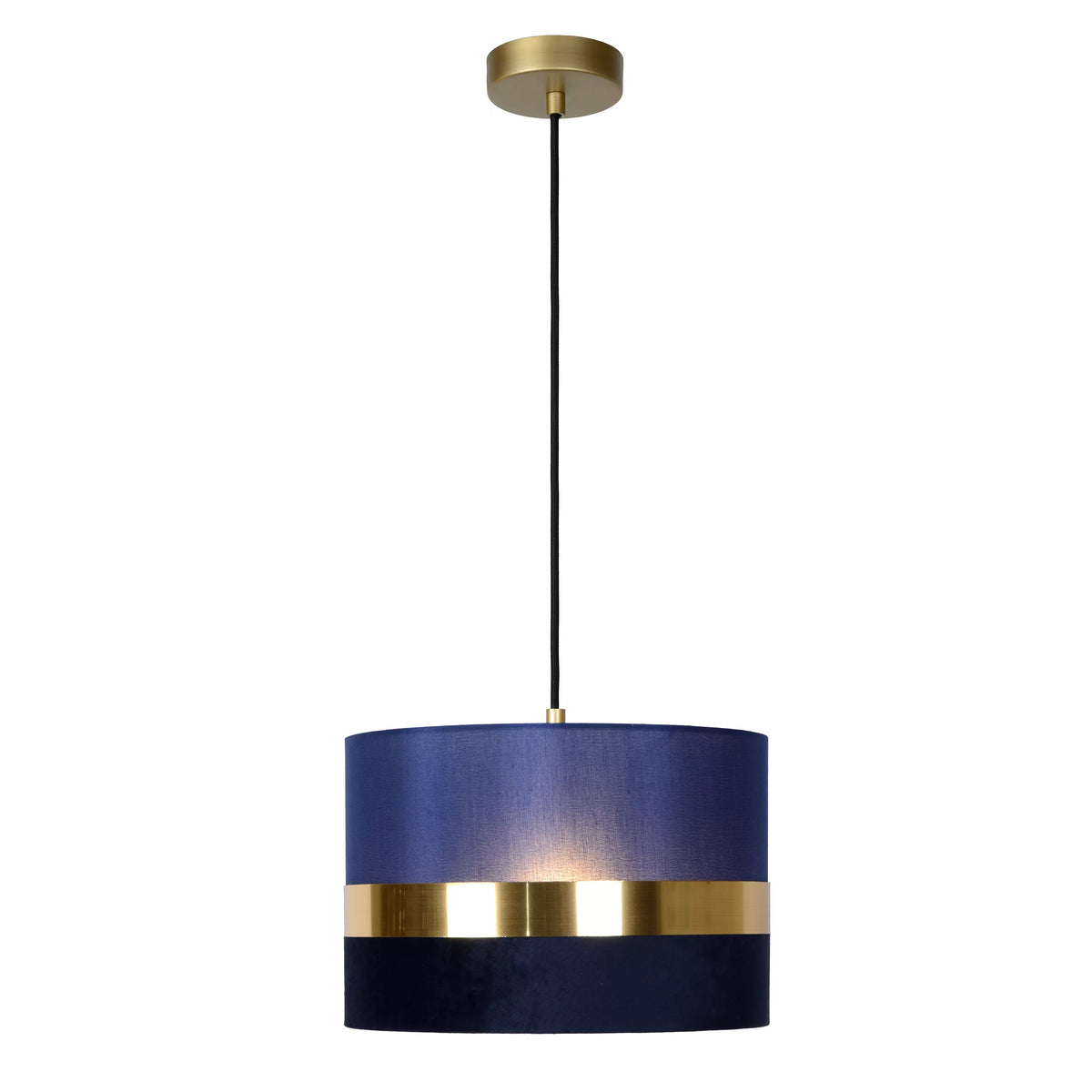 EXTRAVAGANZA TUSSE - Pendant light - Ø 30 cm - 1xE27 - Blue - LUCIDE