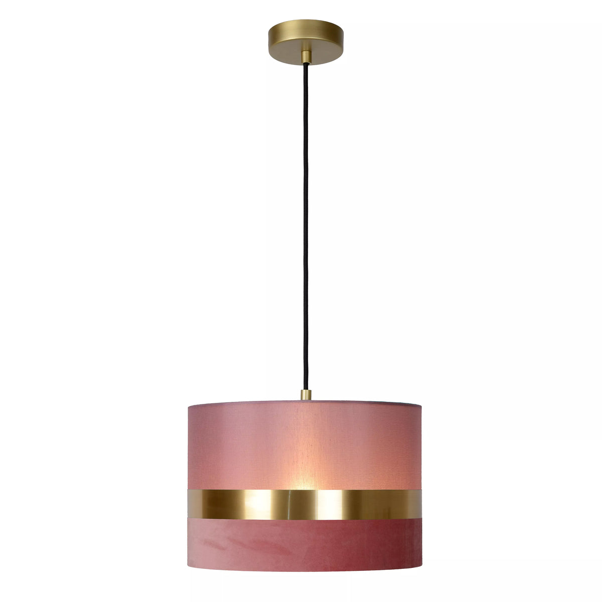 EXTRAVAGANZA TUSSE - Pendant light - Ø 30 cm - 1xE27 - Pink - LUCIDE