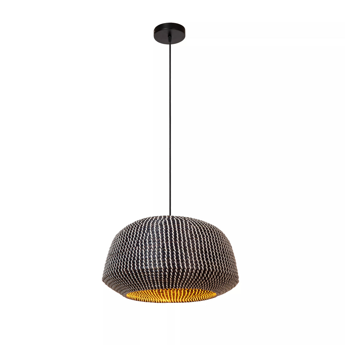 MADUKA - Pendant light - 1xE27 - Black - Premium - LUCIDE