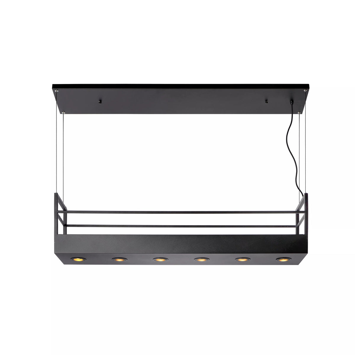 MIRAVELLE - Pendant light - 6xGU10 (MR16) - Black - LUCIDE