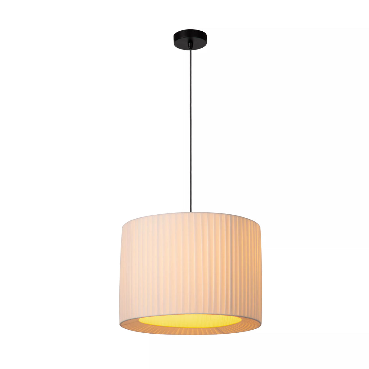 FOLD - Pendant light - Ø 40 cm - 1xE27 - White - LUCIDE