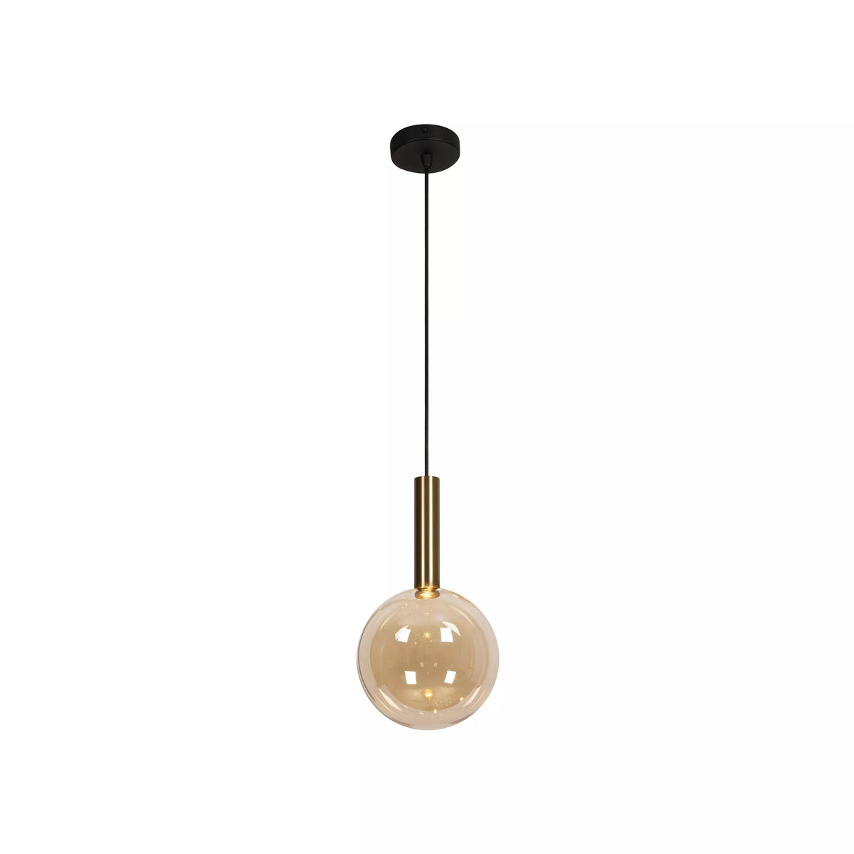 JOSIANE - Pendant light - Ø 18 cm - 1xG9 - Black - Vibes - LUCIDE