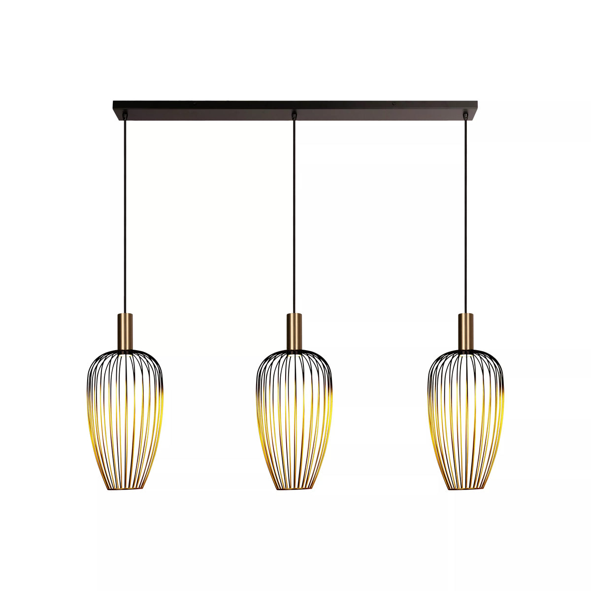 AURELIE - Pendant light - 3xGU10 (MR11) - Gold - Vibes - LUCIDE