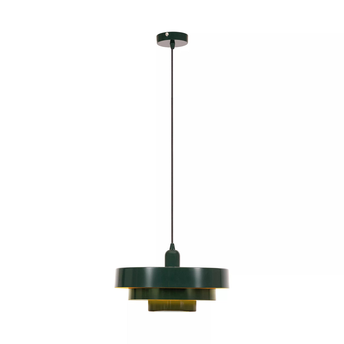 RUNA - Pendant light - Ø 35 cm - 1xE27 - Green - Essential - LUCIDE