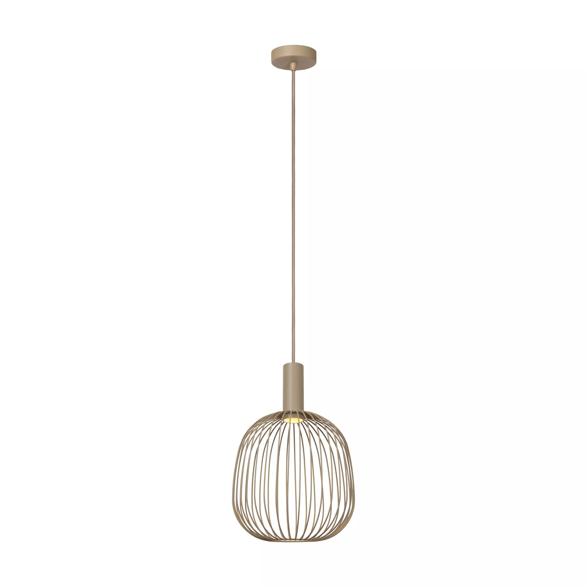 ESTEREL - Pendant light - Ø 25 cm - 1xGU10 (MR11) - Taupe - Essential - LUCIDE