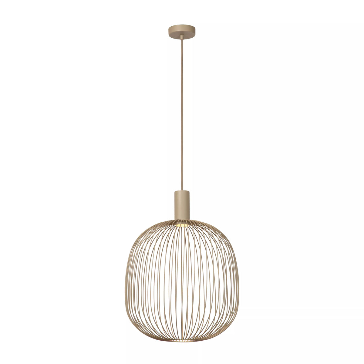 ESTEREL - Pendant light - Ø 40 cm - 1xGU10 (MR16) - Taupe - Essential - LUCIDE