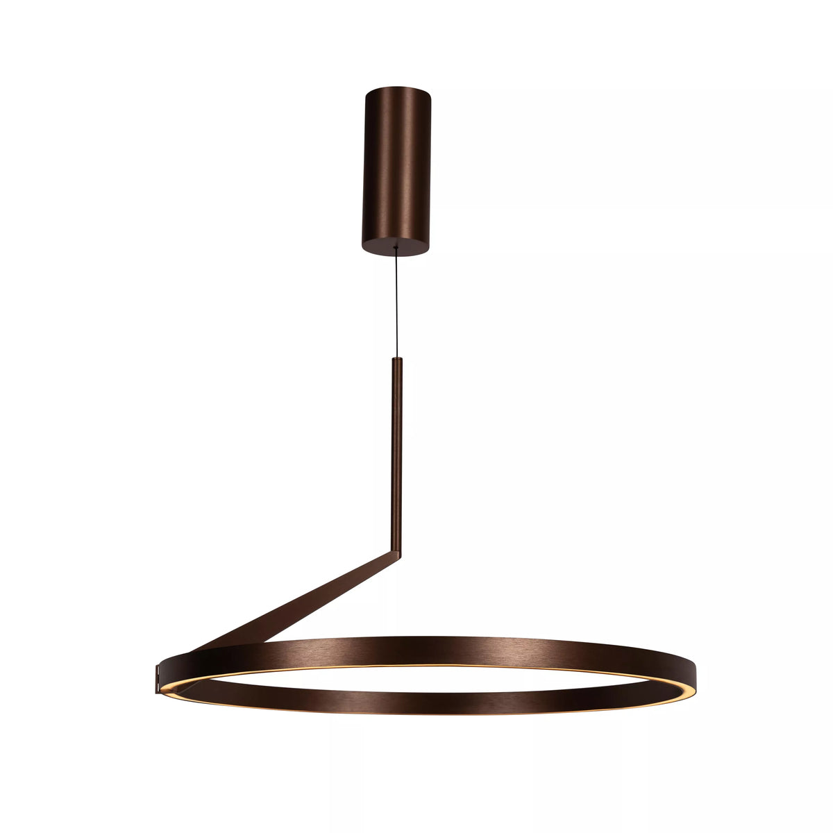 APPLAUSE - Pendant light - Ø 60 cm - LED Dim. - CCT - 1x32W 2700K/4000K - Hand Wave Sensor - Coffee - Premium - LUCIDE