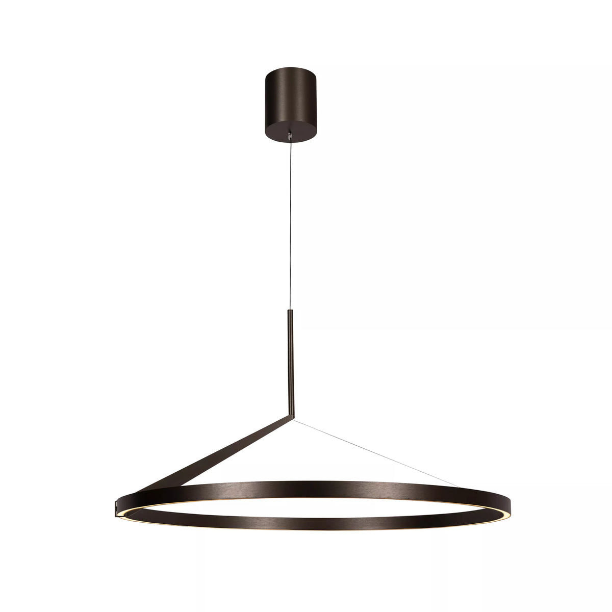 APPLAUSE - Pendant light - Ø 80 cm - LED Dim. - CCT - 1x50W 2700K/4000K - Hand Wave Sensor - Grey iron - Premium - LUCIDE