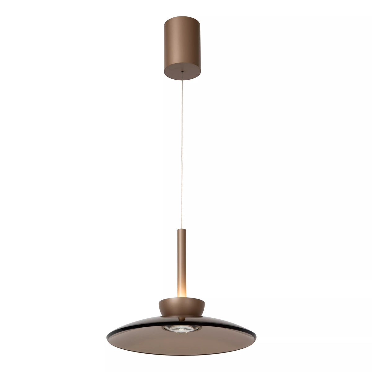 SANTIAGO - Pendant light - Ø 32 cm - LED Dim. - CCT - 1x16W 2700K/4000K - Amber - Premium - LUCIDE