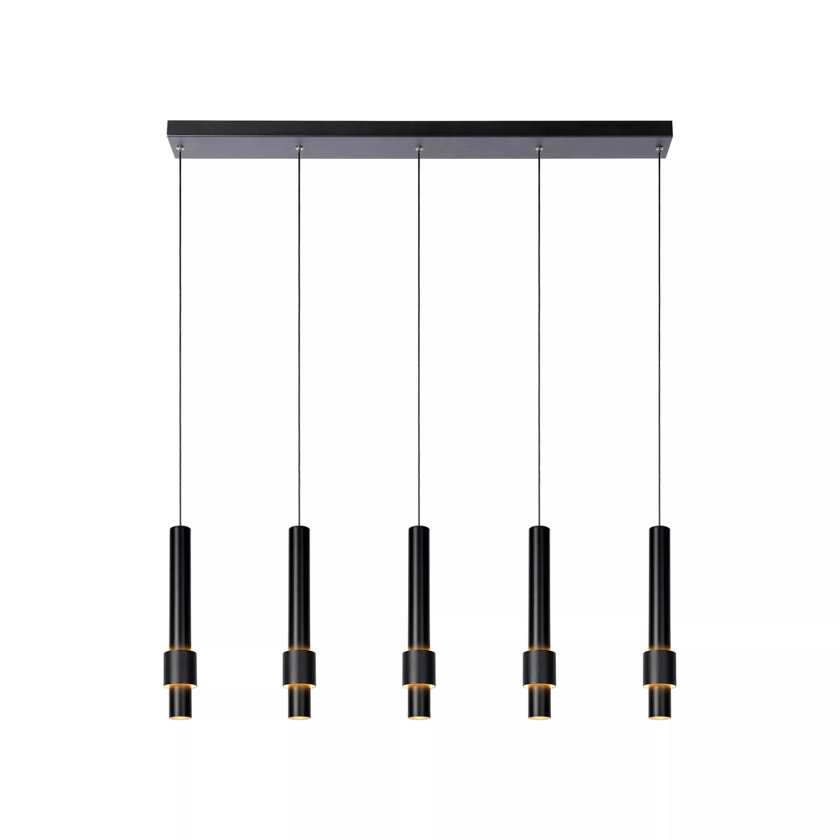 MARGARY - Pendant light - LED Dim. - 5x4,2W 2700K - Black - LUCIDE