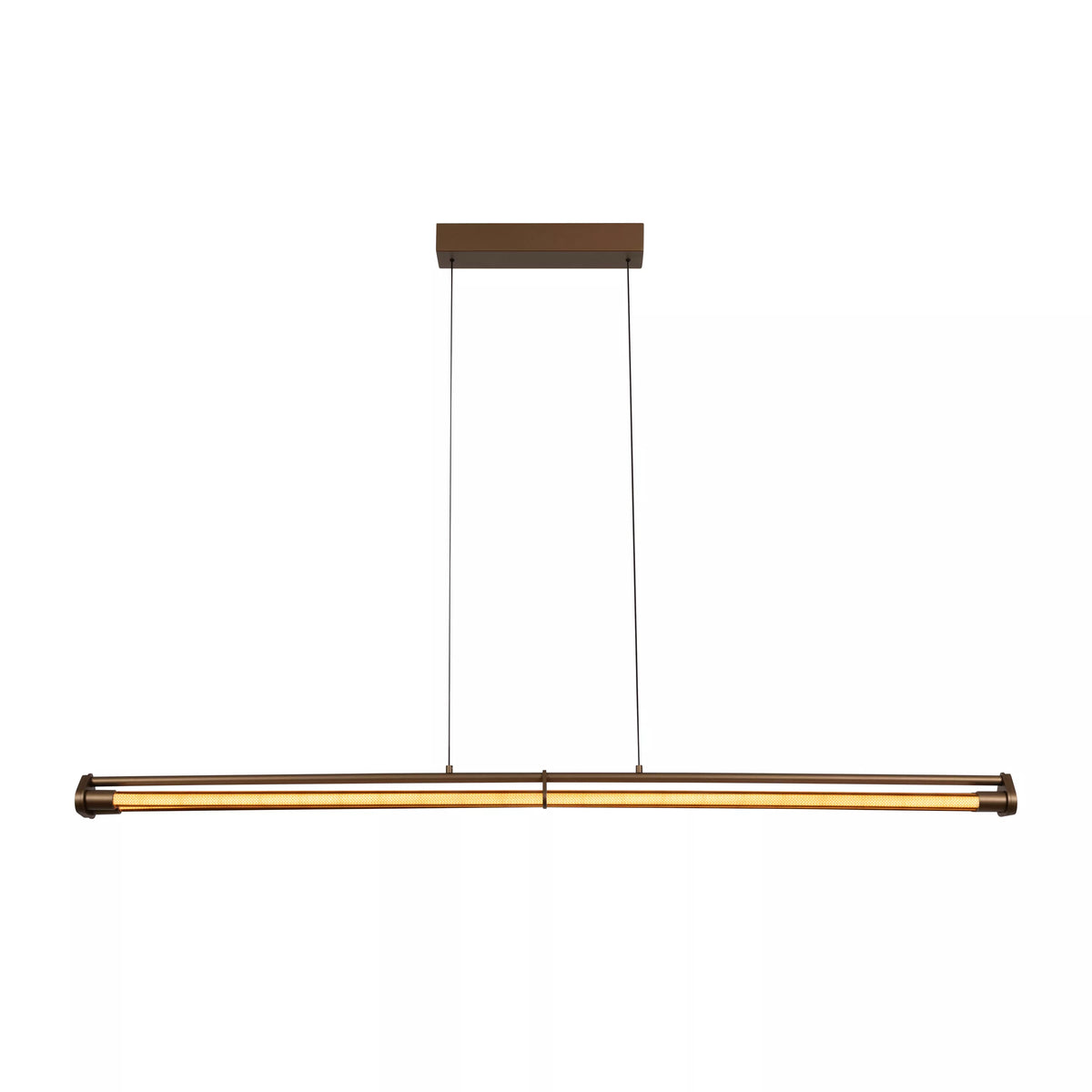 JANDERIN - Pendant light - LED Dim. - CCT - 2x16,5W 2700K/4000K - Hand Wave Sensor - Champagne Color - Vibes - LUCIDE