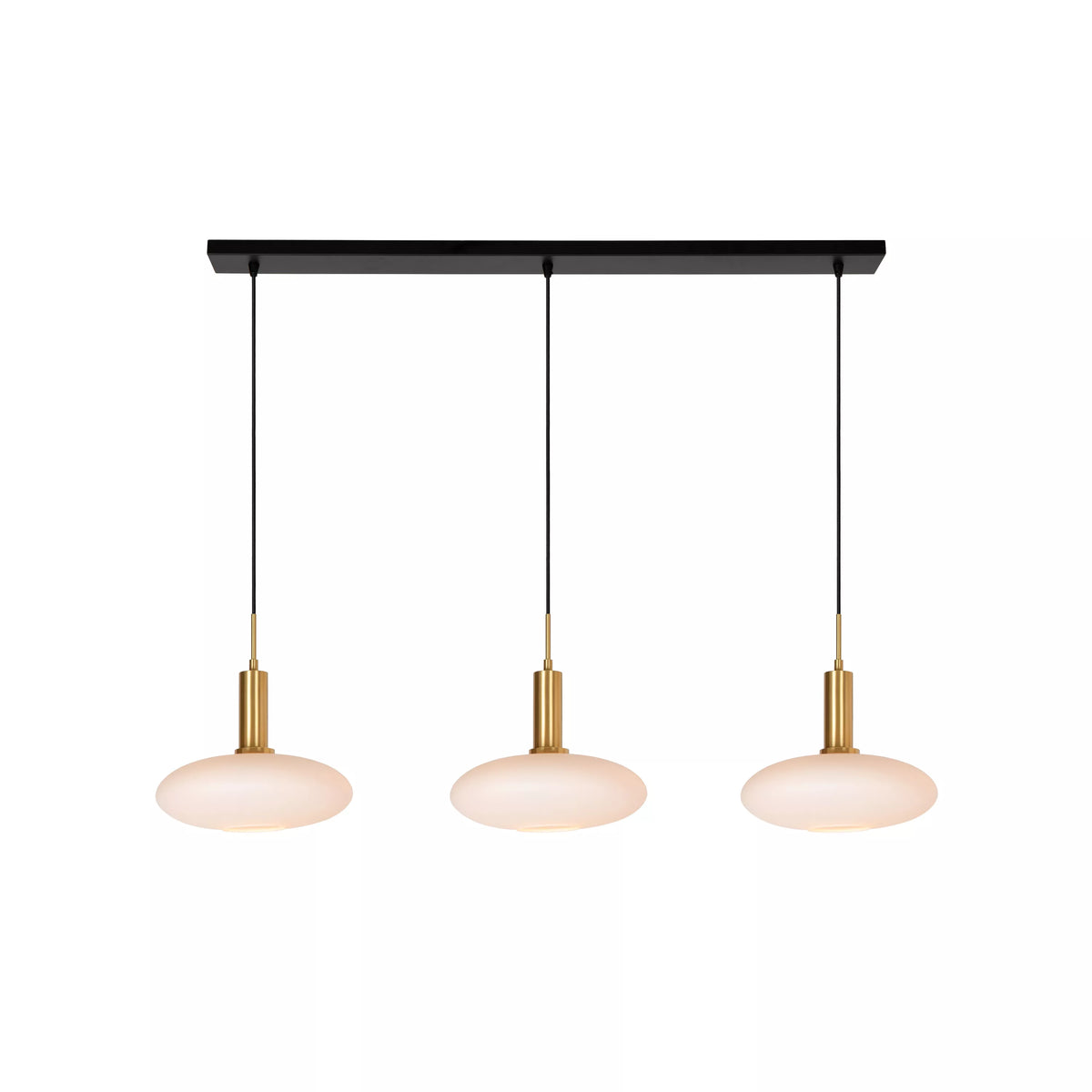 SINGALA - Pendant light - 3xE27 - Matt Gold / Brass - LUCIDE