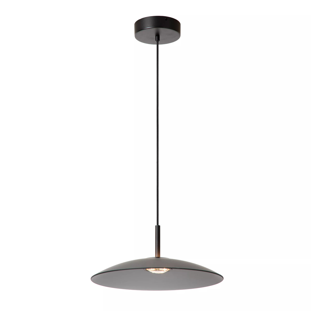 MENGA - Pendant light - Ø 40 cm - LED Dim. - 1x11W 2700K - Smoke Grey - Premium - LUCIDE
