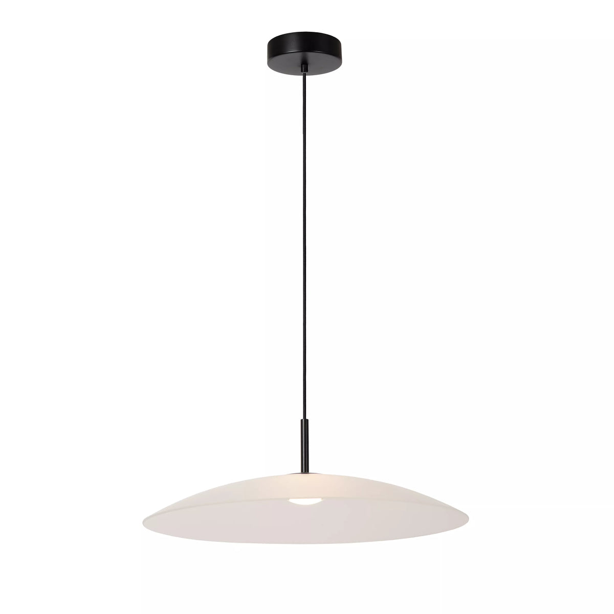 MENGA - Pendant light - Ø 60 cm - LED Dim. - 1x18,6W 2700K - Opal - Premium - LUCIDE
