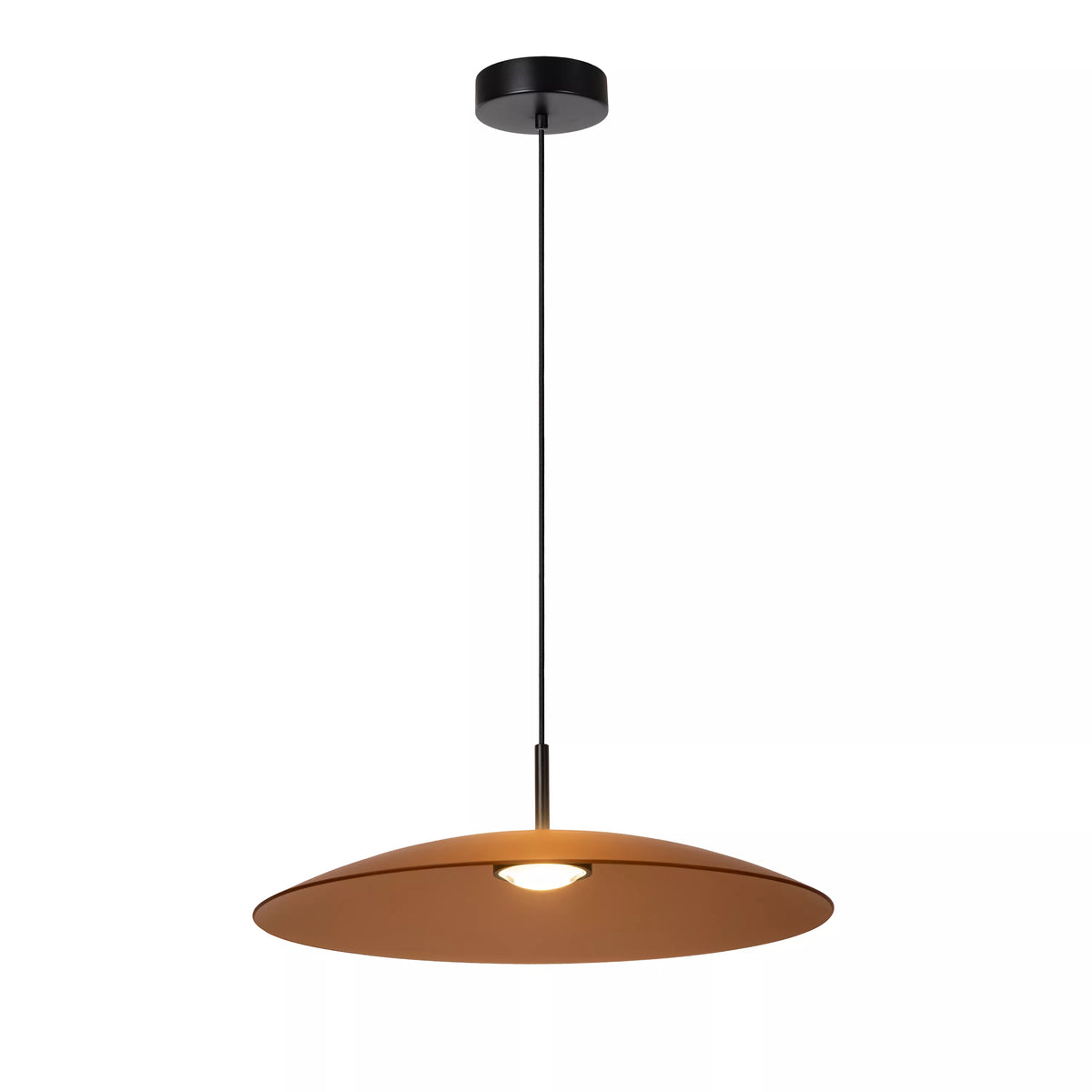 MENGA - Pendant light - Ø 60 cm - LED Dim. - 1x18,6W 2700K - Amber - Premium - LUCIDE