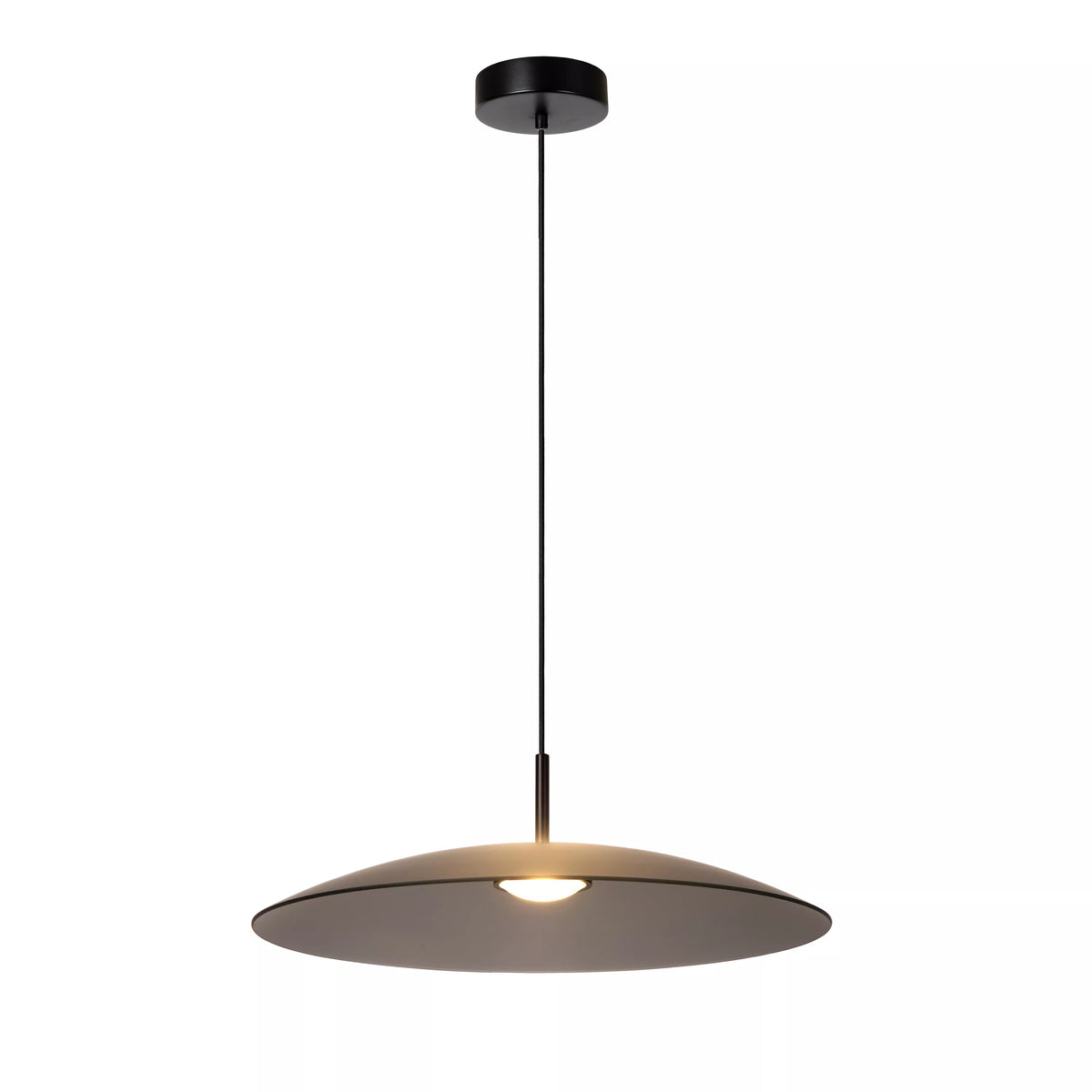 MENGA - Pendant light - Ø 60 cm - LED Dim. - 1x18,6W 2700K - Smoke Grey - Premium - LUCIDE