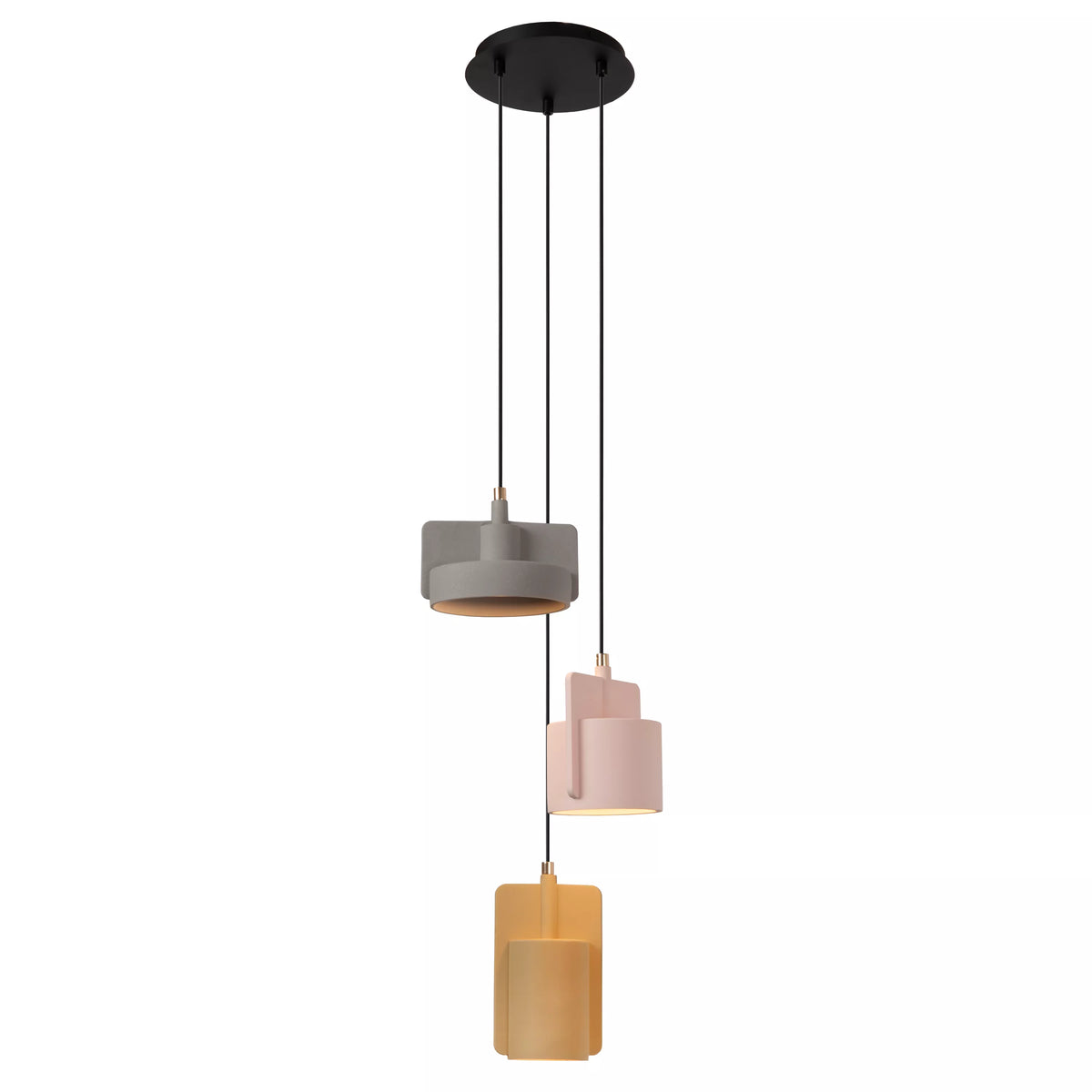 NINJA - Pendant light - 3xE27 - Multicolor - LUCIDE