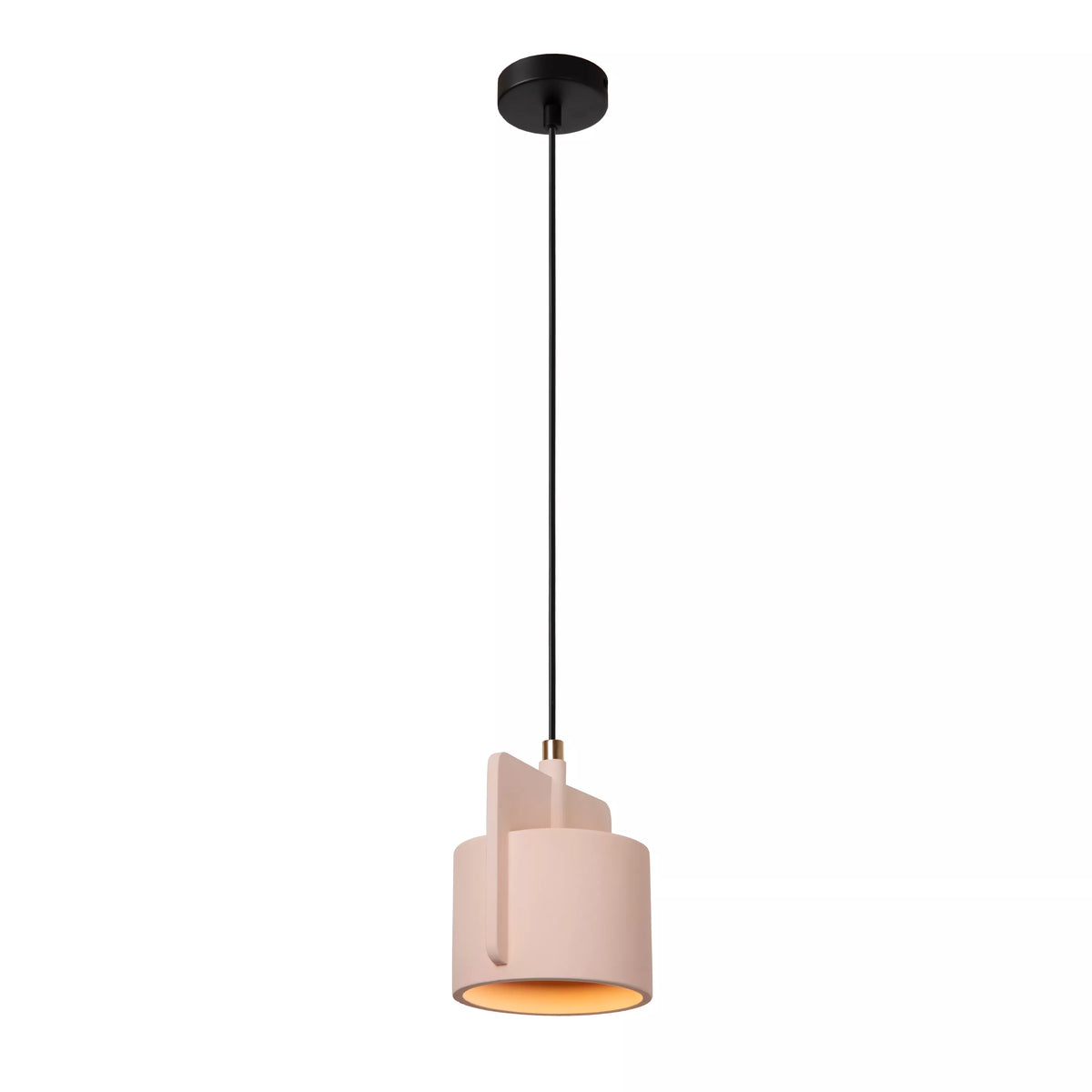 NINJA - Pendant light - Ø 16 cm - 1xE27 - Pink - LUCIDE