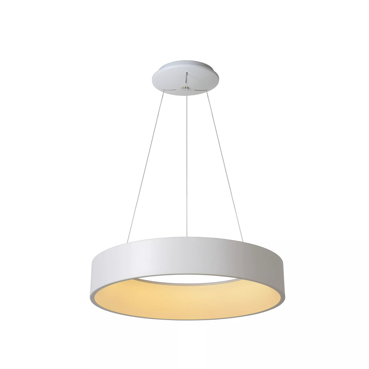 TALOWE LED - Pendant light - Ø 60 cm - LED Dim. - 1x39W 3000K - White - LUCIDE