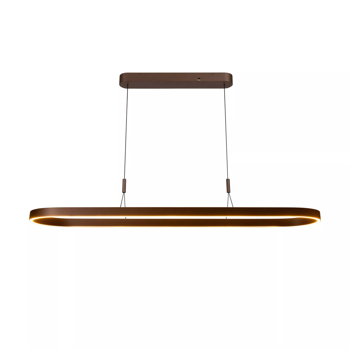 LIANE - Pendant light - LED Dim. - CCT - 2x40W 2700K/4000K - Rust Brown - Vibes - LUCIDE