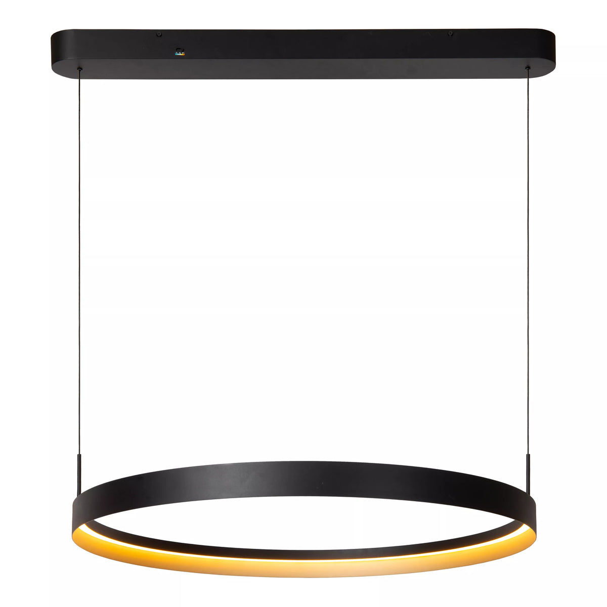 RADIANT - Pendant light - LED Dim. - CCT - 1x60W 2200K/4000K - Black - Vibes - LUCIDE
