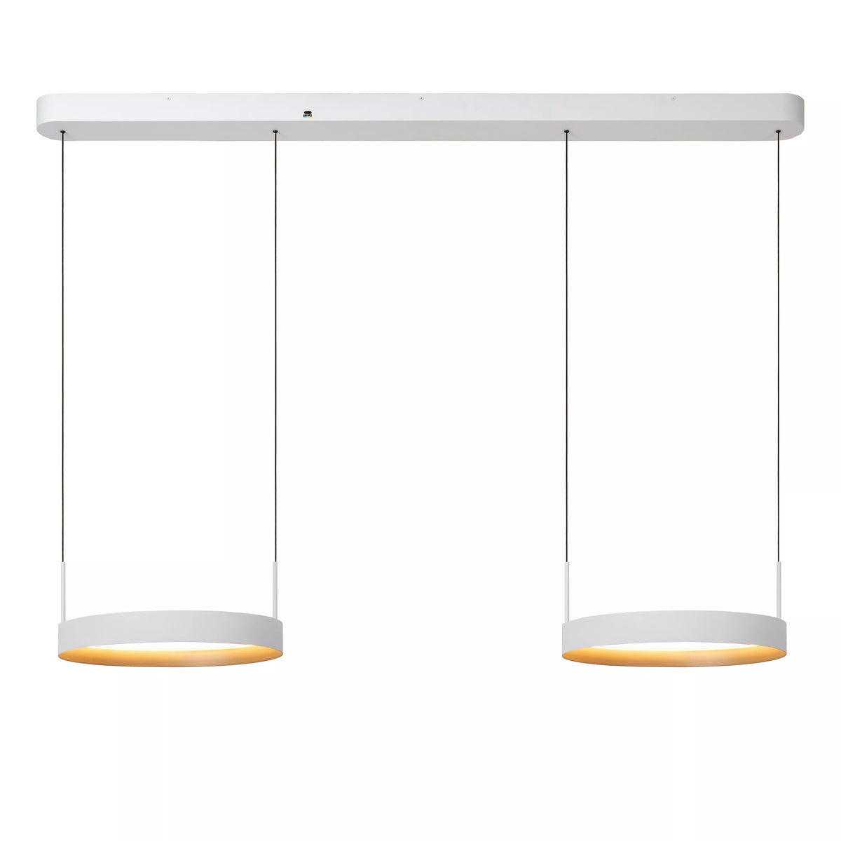 RADIANT - Pendant light - LED Dim. - CCT - 2x38W 2200K/3000K - White - Vibes - LUCIDE