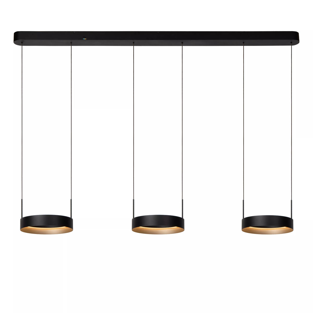RADIANT - Pendant light - LED Dim. - CCT - 3x18,6W 2200K/3000K - Black - Vibes - LUCIDE