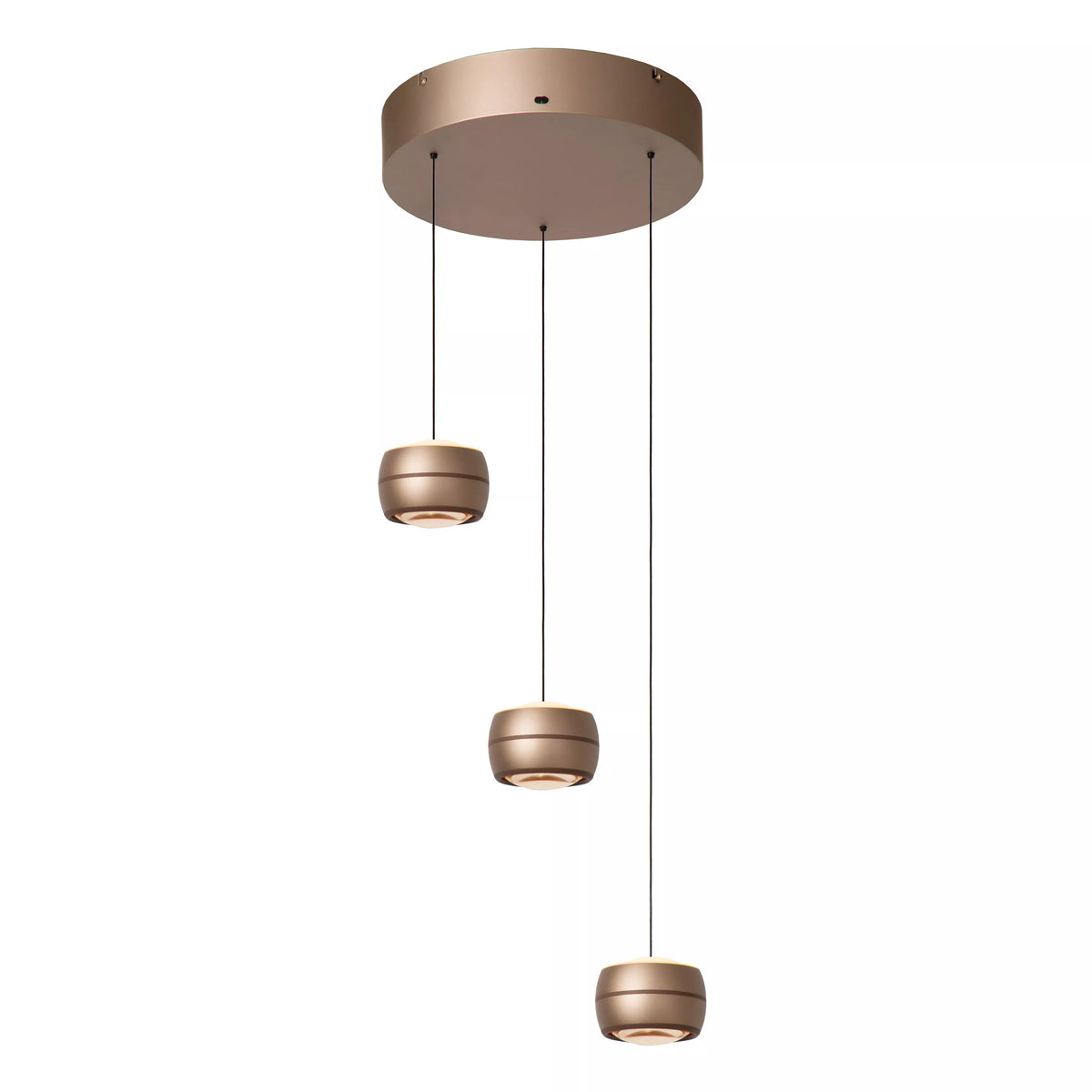 CORYFEE - Pendant light - LED Dim. - CCT - 3x6,3W 2200K/3000K - Champagne Color - Vibes - LUCIDE