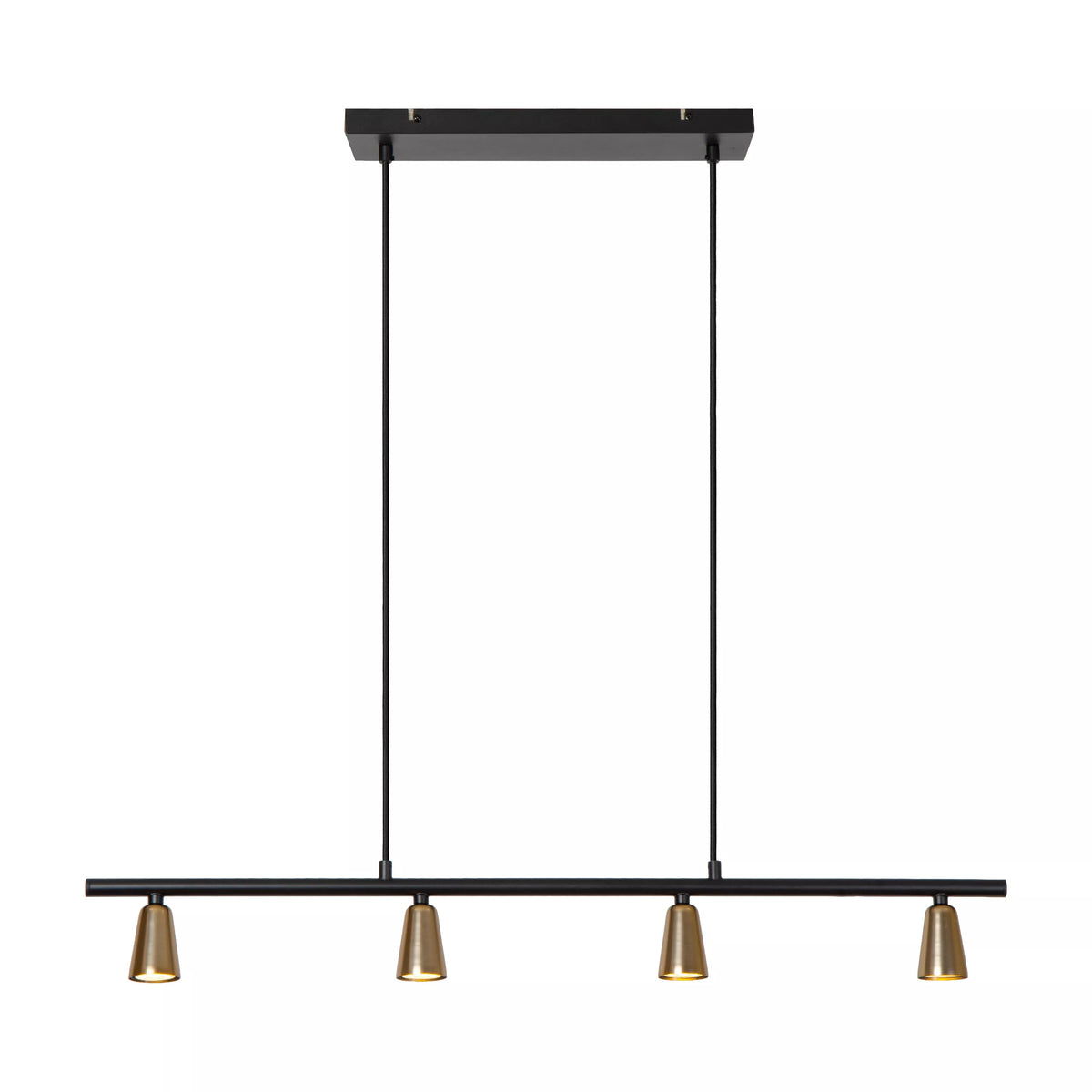 TIANA - Pendant light - 4xGU10 (MR16) - Champagne Color - Essential - LUCIDE