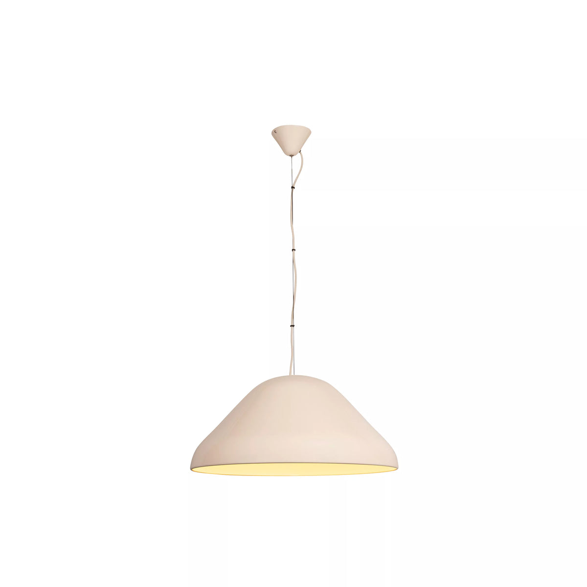 ANDRES - Pendant light - Ø 56 cm - 1xE27 - Cream - Vibes - LUCIDE