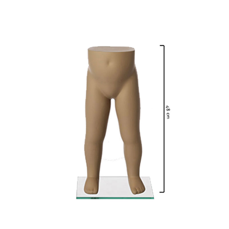 Child leg form from Hindsgaul® in a straight pose.