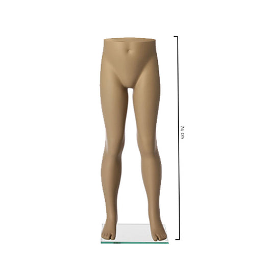 Child leg form from Hindsgaul® in a straight pose.