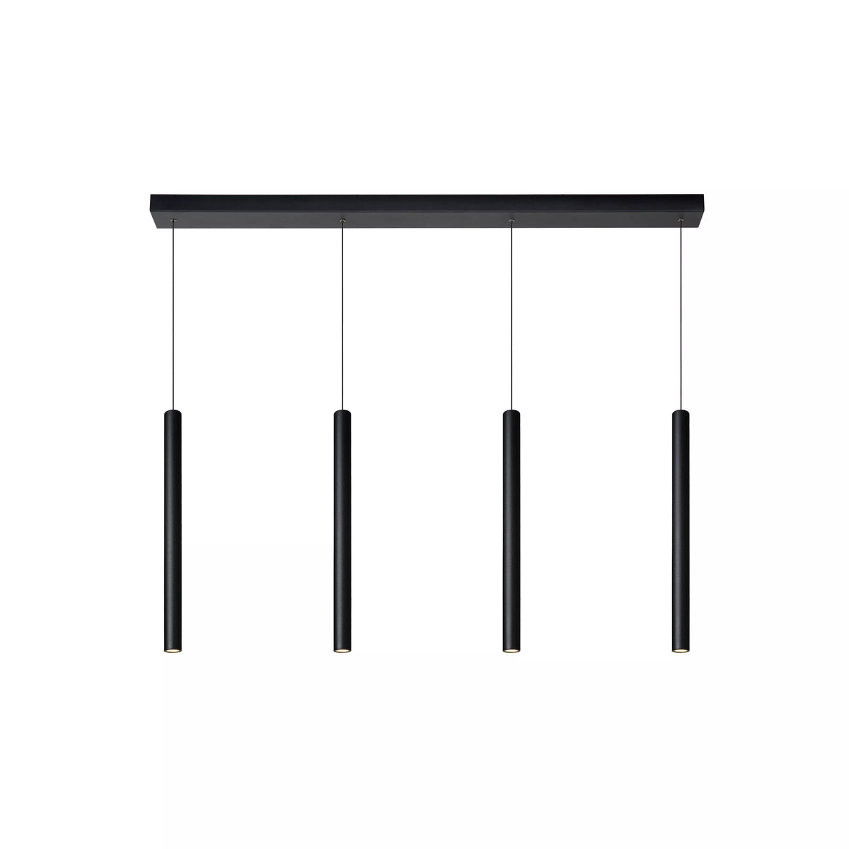 LORENZ - Pendant light - LED Dim. - 4x4W 3000K - Black - LUCIDE