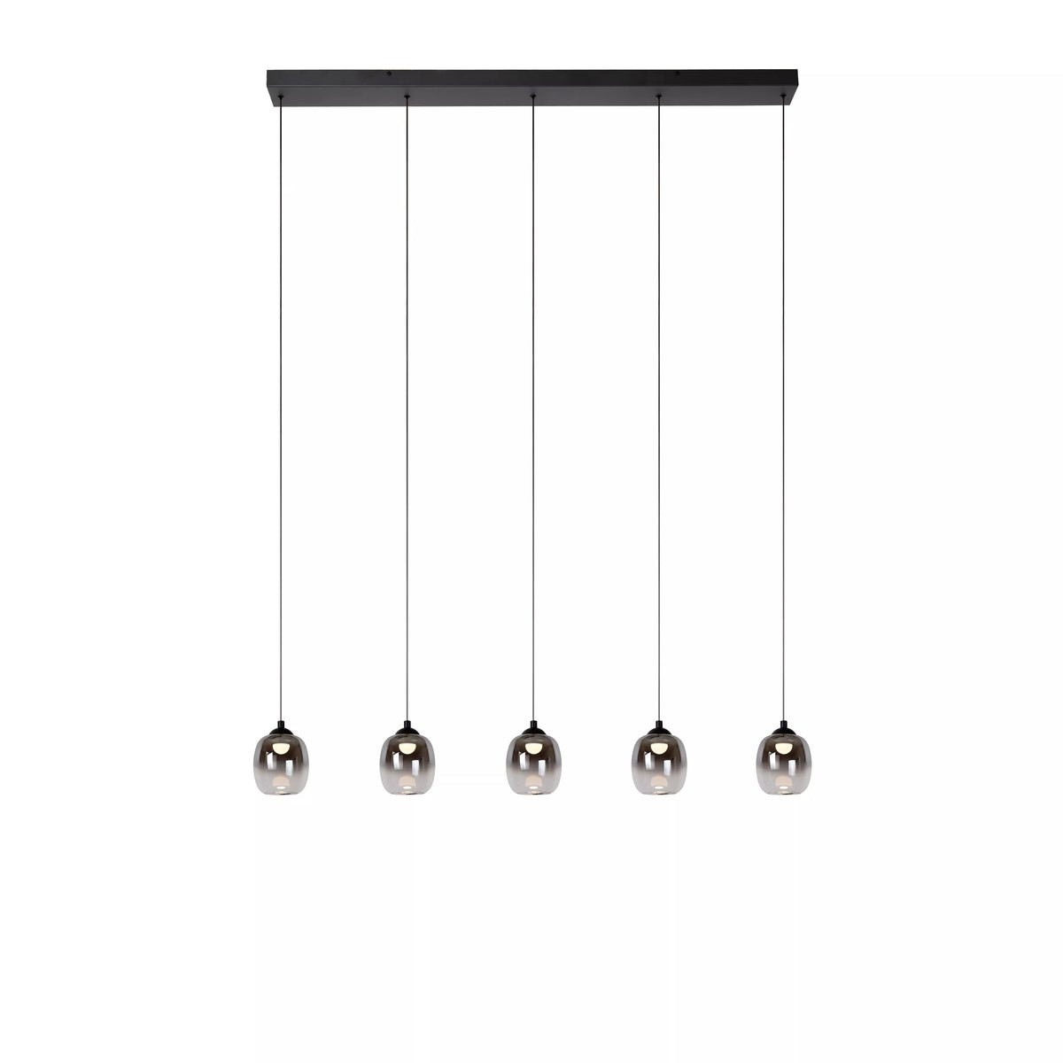 TAMINO - Pendant light - LED Dim. - 5x5,6W 3000K - Black - LUCIDE