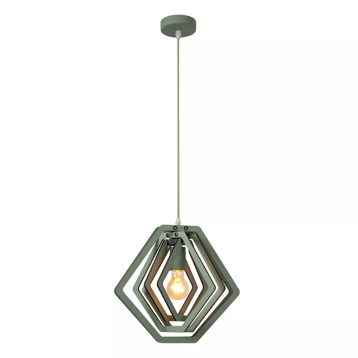 MAURO - Pendant light Children - 1xE27 - Green - LUCIDE