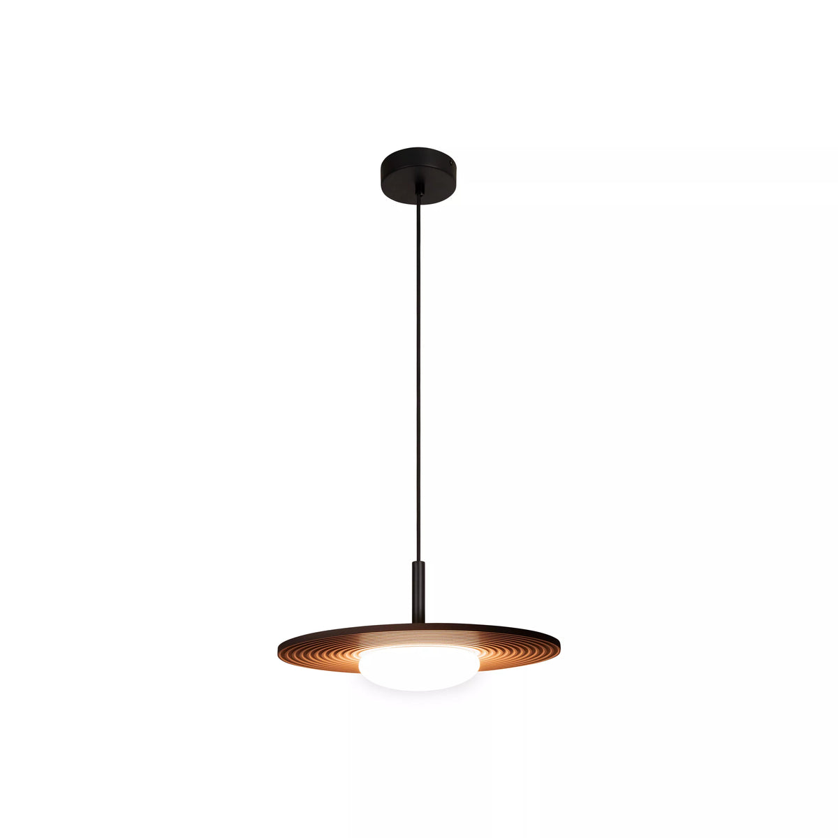 CARMINO - Pendant light - Ø 38,7 cm - LED - 1x8W 2700K - Terracotta - Essential - LUCIDE