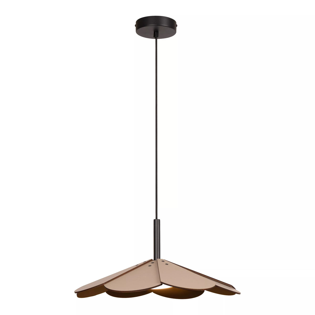 BLOMSTER - Pendant light - Ø 47 cm - LED Dim. - 1x9W 2700K - Taupe - Essential - LUCIDE