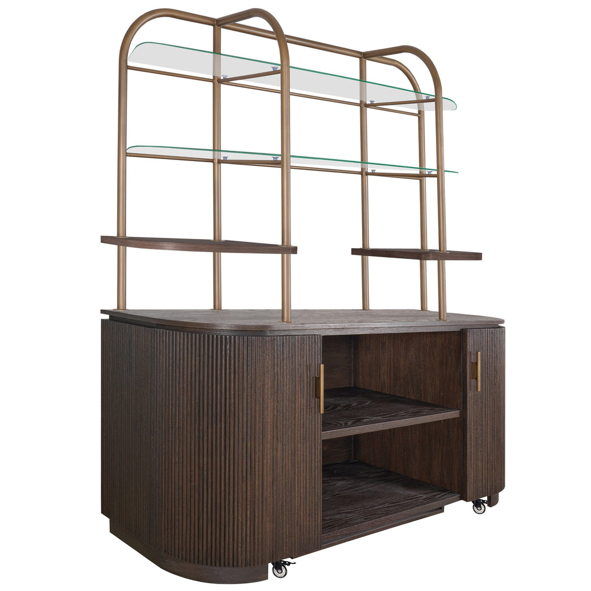 Salerno Wall Cabinet - Brown Oak - KAJA