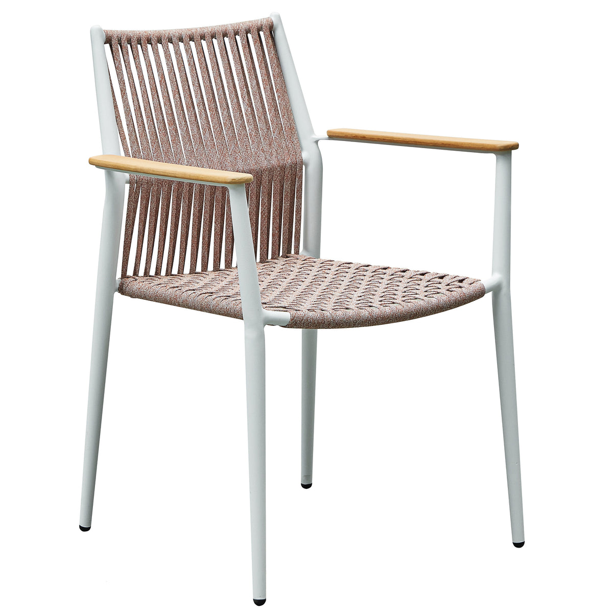 Bali Terrace Chair - White/Orange - KAJA