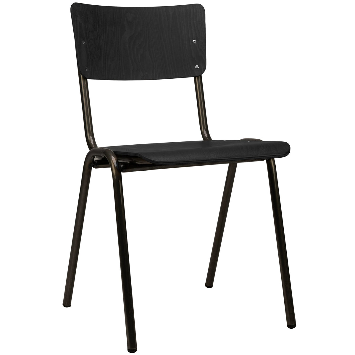 Skool Chair - Wood - Black - KAJA