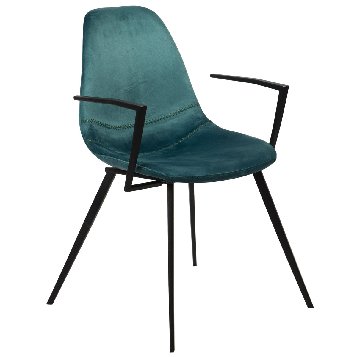 Willow Armchair - Green Velvet - KAJA