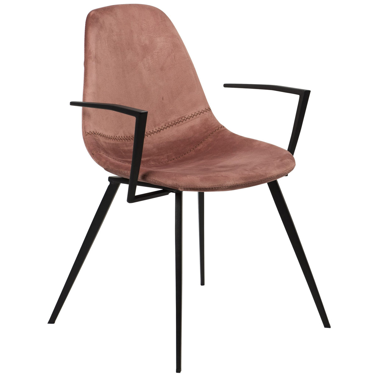 Willow Armchair – Pink Velvet - KAJA