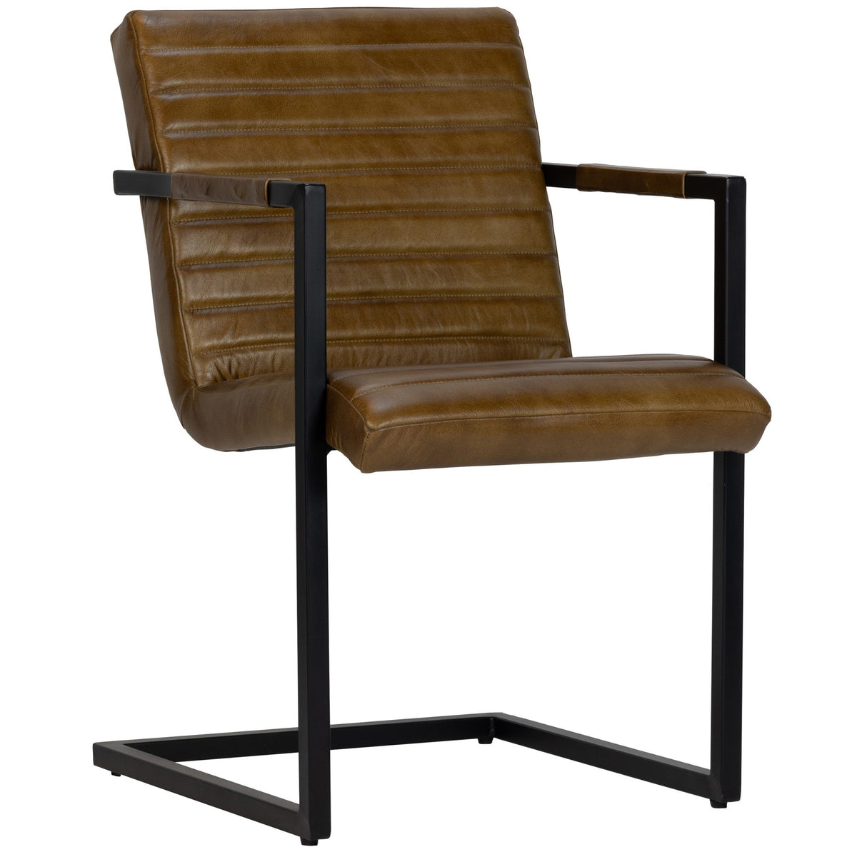Kess Armchair - Cognac Leather - KAJA