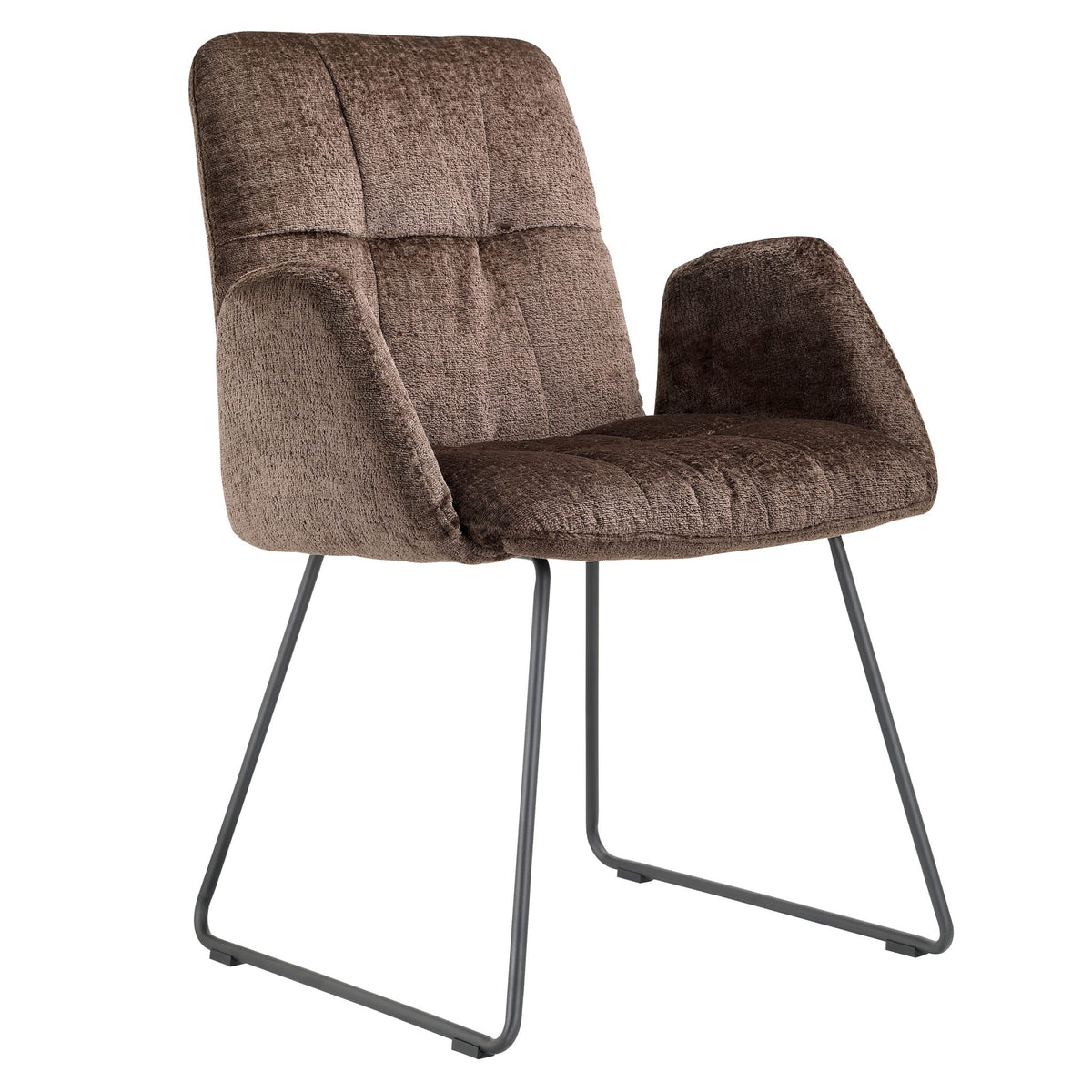 Cleo Armchair - Dark Brown - KAJA