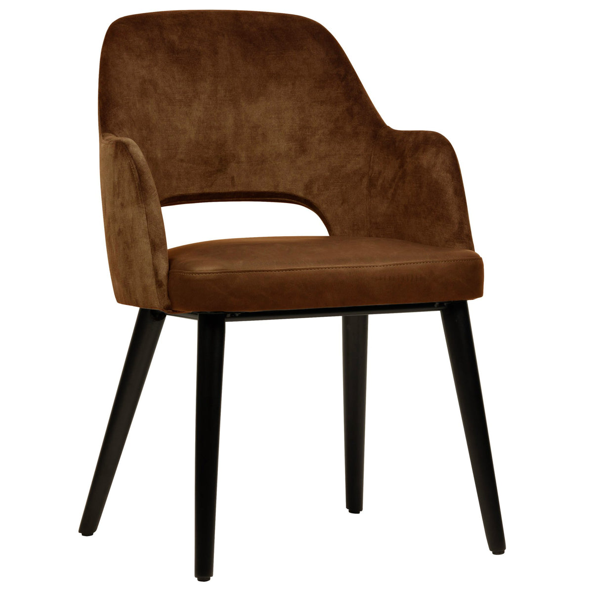 Olsen Armchair - Rust Brown - KAJA